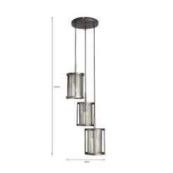 Dunelm Stefan 3 Light Cluster Ceiling Fitting -Wall Lights Shop 30731193 alt07