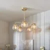 Vogue Lighting Vogue Arkoma Glass 5 Light Chandelier -Wall Lights Shop 30743017