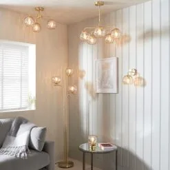 Vogue Lighting Vogue Arkoma Glass 5 Light Chandelier 13 Vogue Lighting Vogue Arkoma Glass 5 Light Chandelier -Wall Lights Shop 30743017 alt05