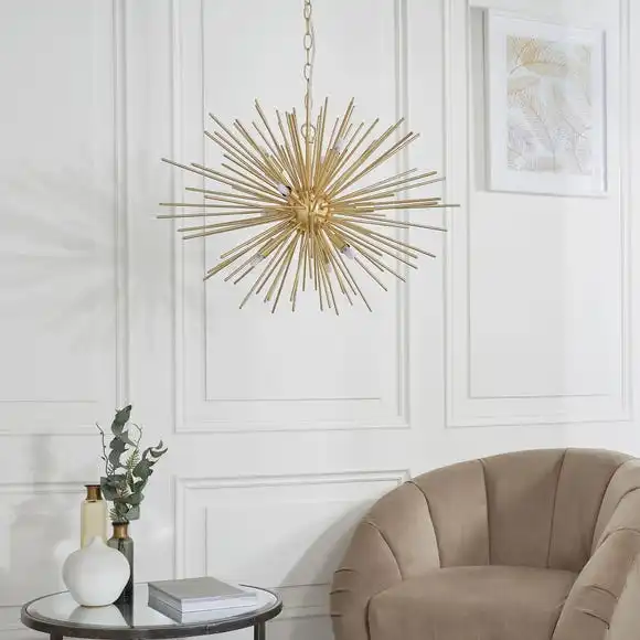 Vogue Lighting Vogue Sapelo 9 Light Sputnik Chandelier 4 Vogue Lighting Vogue Sapelo 9 Light Sputnik Chandelier - Image 2