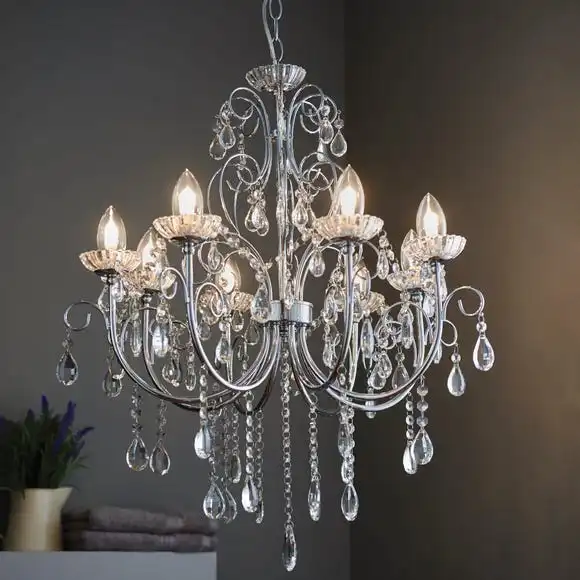 Vogue Lighting Vogue Tabitha 8 Light 69cm Bathroom Chandelier 3 Vogue Lighting Vogue Tabitha 8 Light 69cm Bathroom Chandelier