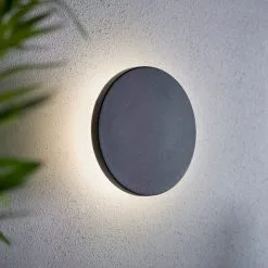 Dunelm Mason Integrated LED Outdoor Wall Light