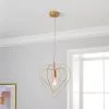 Dunelm Heart 1 Light Pendant Ceiling Fitting 1 Dunelm Heart 1 Light Pendant Ceiling Fitting -Wall Lights Shop 30752919