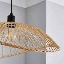 Elements Jaula Rattan 1 Light Ceiling Fitting 10 Elements Jaula Rattan 1 Light Ceiling Fitting -Wall Lights Shop 30752929 alt02