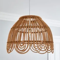 Dunelm Miah Rattan Easy Fit Pendant -Wall Lights Shop 30753345 alt01