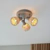 Dunelm Ohio 3 Light Grey Spotlight 2 Dunelm Ohio 3 Light Grey Spotlight -Wall Lights Shop 30754832