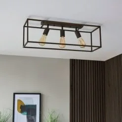 Dunelm London 3 Light Bronze Spotlight Bar 11 Dunelm London 3 Light Bronze Spotlight Bar -Wall Lights Shop 30754838 alt03