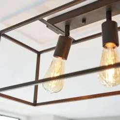 Dunelm London 3 Light Bronze Spotlight Bar 13 Dunelm London 3 Light Bronze Spotlight Bar -Wall Lights Shop 30754838 alt05