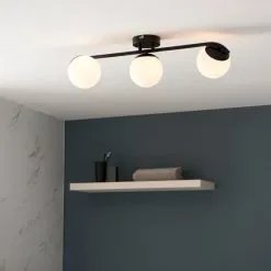 Dunelm Elements Tela 3 Light Bathroom Spotlight -Wall Lights Shop 30754840 alt02