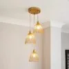 Elements Jaula Gold 3 Light Cluster Ceiling Fitting -Wall Lights Shop 30755628