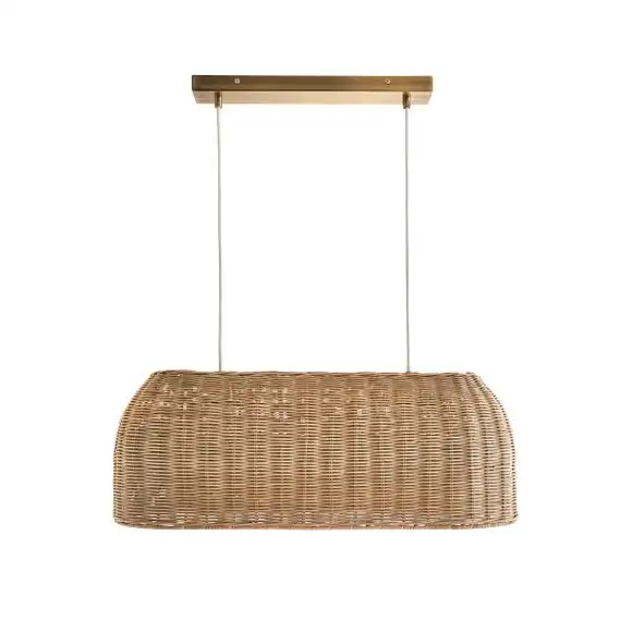 Churchgate Cotes Rattan 2 Light Diner Ceiling Fitting 7 Churchgate Cotes Rattan 2 Light Diner Ceiling Fitting - Image 5