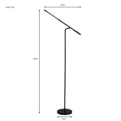 Dunelm Jackson LED Dimmable Floor Lamp -Wall Lights Shop 30755701 alt07