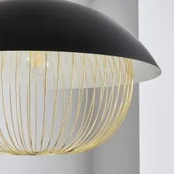 Dunelm Emzo Black Ceiling Fitting 50cm -Wall Lights Shop 30755730 alt02