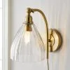 Churchgate Allexton Fluted Glass Wall Light -Wall Lights Shop 30755739
