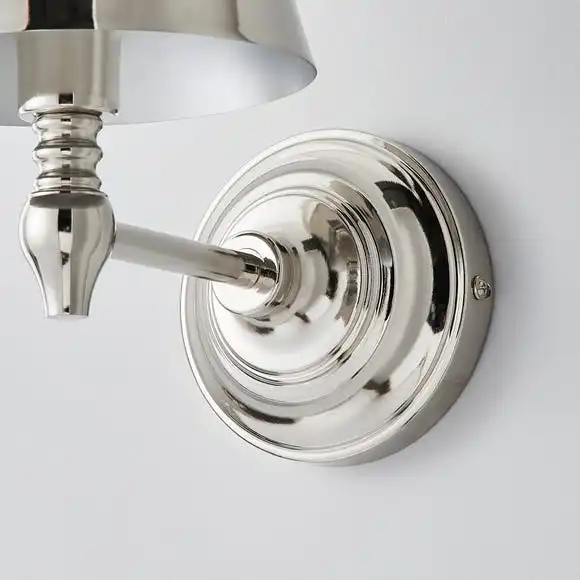 Dorma Bedford Polished Nickel Wall Light 6 Dorma Bedford Polished Nickel Wall Light - Image 4