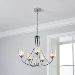 Dunelm Frankie 5 Light Ceiling Fitting