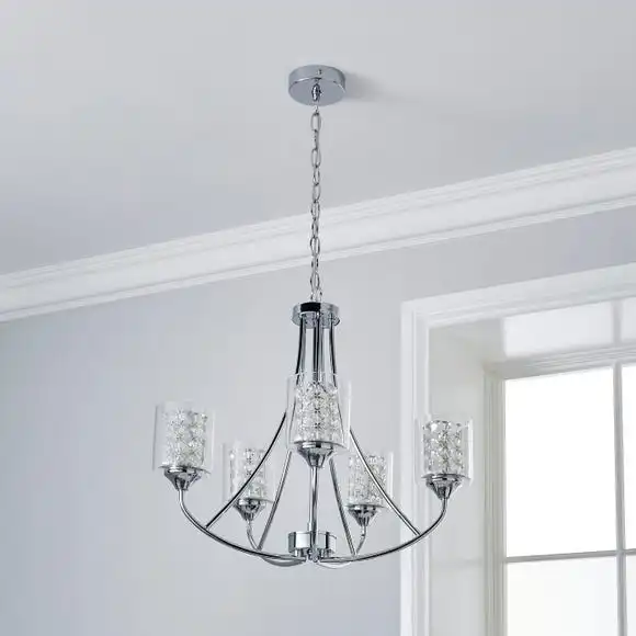 Dunelm Frankie 5 Light Ceiling Fitting 4 Dunelm Frankie 5 Light Ceiling Fitting - Image 2