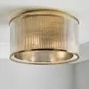 Dunelm Kruze Glass Flush Fitting -Wall Lights Shop 30755765