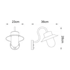 Vogue Lighting Vogue Windermere Outdoor PIR Wall Light -Wall Lights Shop 30755865 alt07