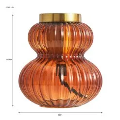 Dunelm Nolan Ribbed Glass Table Lamp Base 11 Dunelm Nolan Ribbed Glass Table Lamp Base -Wall Lights Shop 30766247 alt07