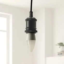 Status 5.5W Dimmable Pearl BC Candle 2 Pack -Wall Lights Shop 30767675 alt01