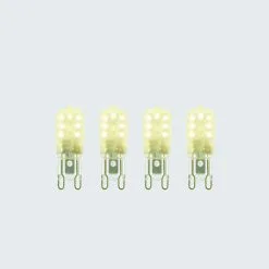Status 2.2W Clear G9 Capsule Bulb 4 Pack