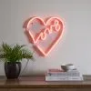 Dunelm Love Heart Neon Sign 1 Dunelm Love Heart Neon Sign -Wall Lights Shop 30767721