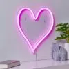Dunelm Heart Neon Sign Light -Wall Lights Shop 30768222