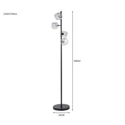 Elements Tollose 4 Light Floor Lamp -Wall Lights Shop 30768621 alt07