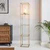 Dunelm Claude Shelved Floor Lamp -Wall Lights Shop 30768625