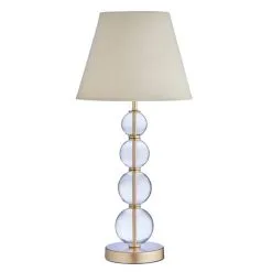 Dunelm Keanu Glass Table Lamp -Wall Lights Shop 30770027 alt03