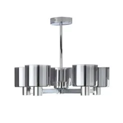 Dunelm Erin Ceiling 5 Light Smoked Ceiling Fitting -Wall Lights Shop 30770070 alt05