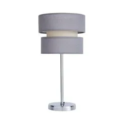 Dunelm Frea Grey Table Lamp -Wall Lights Shop 30786016 alt04