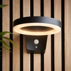 Vogue Lighting Vogue Idris Outdoor Solar PIR Wall Light -Wall Lights Shop 30789779 alt03