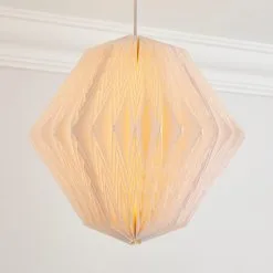 The Edited Life Origami Diamond Pendant 40cm