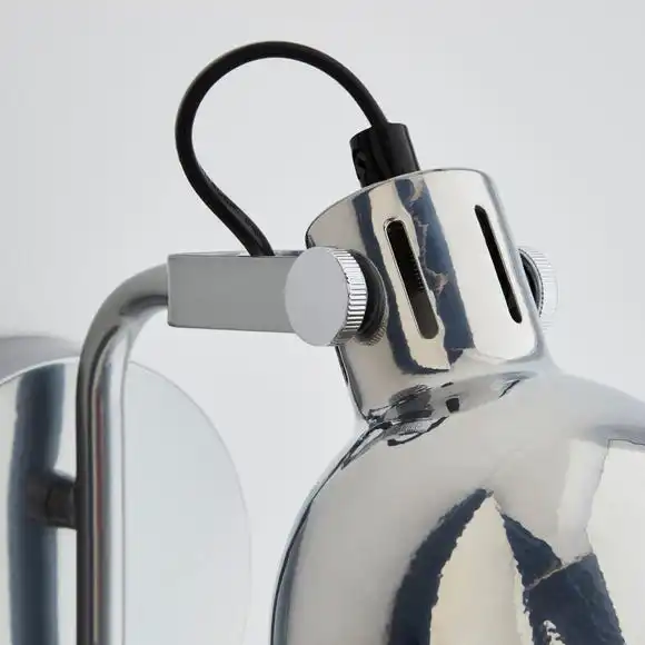 Dunelm Issac Chrome Effect Wall Light 6 Dunelm Issac Chrome Effect Wall Light - Image 4