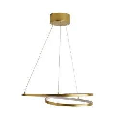 Dunelm Menton Integrated LED Swirl Ceiling Fitting -Wall Lights Shop 30798594 alt04