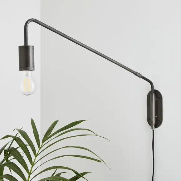 Dunelm Braddy Arc Plug In Wall Light 4 Dunelm Braddy Arc Plug In Wall Light - Image 2