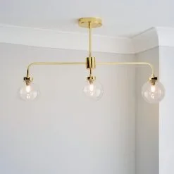 Dunelm Tanner 3 Light Bar Ceiling Fitting