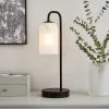 Dunelm Palazzo Frosted Table Lamp -Wall Lights Shop 30798682