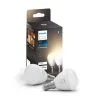 Philips HUE Smart 5.7 Watt SES LED Dimmable Luster Bulb 2 Pack -Wall Lights Shop 30838354