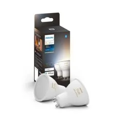 Philips HUE Smart 4.3 Watt GU10 LED Tunable GLS Bulb 2 Pack